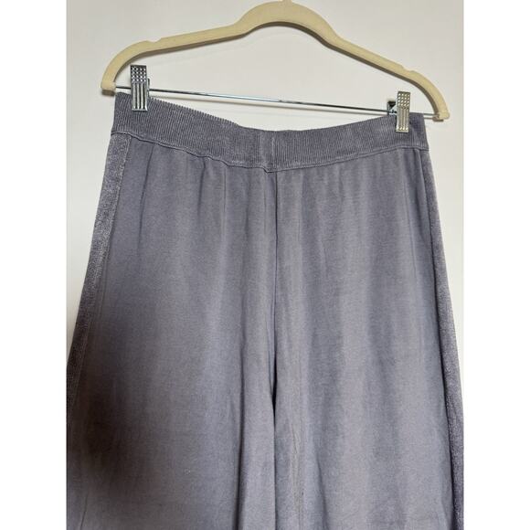 Free People‎ Show Off Pewter Grey Pants Pull On Lounge Activewear Slinky Comfort - Picture 4 of 7